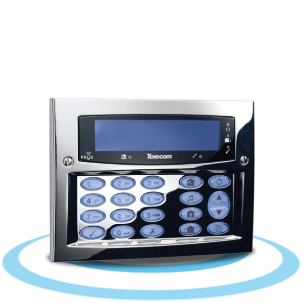 Texecom Premier Elite SMK Polished Chrome Keypad DBD-0127
