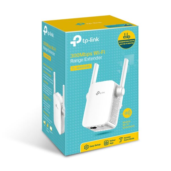 TP-LINK TL-WA855RE V2 N300 Universal Range Extender - Image 2