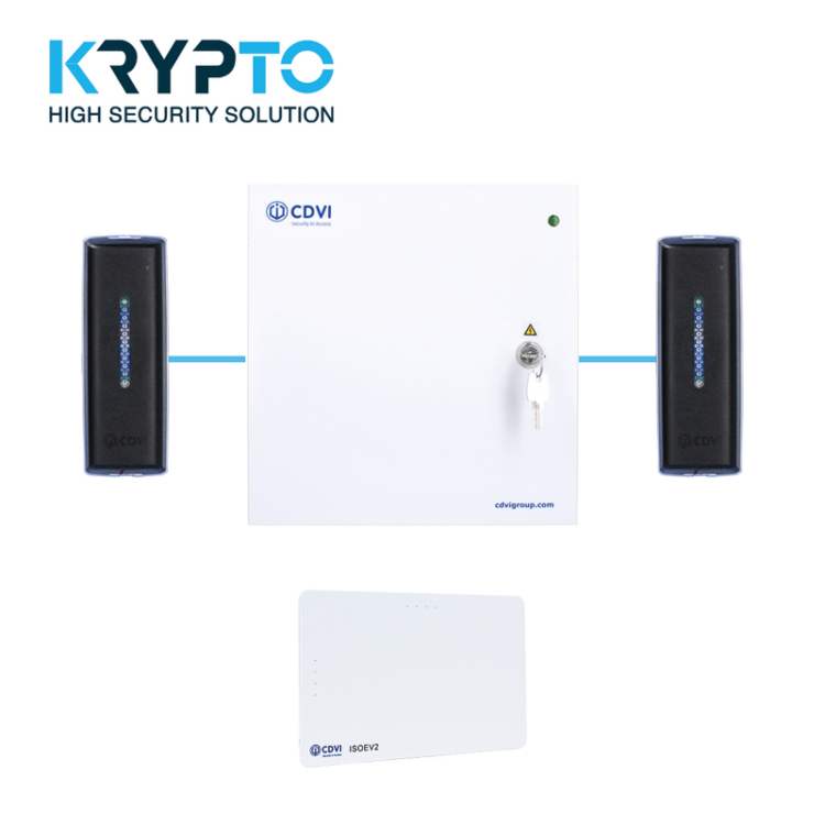 CDVI A22KITK2 High security access control kit with readers, cards ...