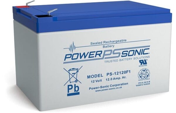 Powersonic 12AMP-12V Fire Retardant Battery
