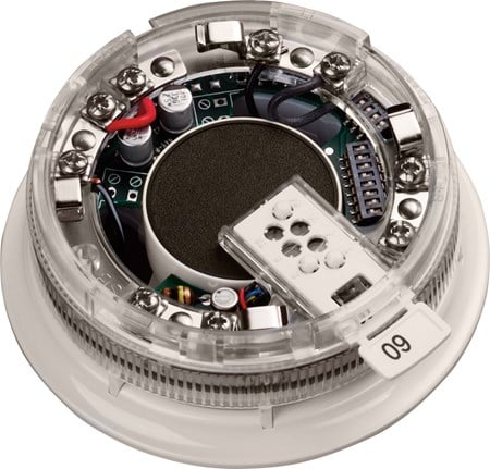 Apollo XP95 Sounder VID Base | Red Flash | With Isolator (45681-330APO)