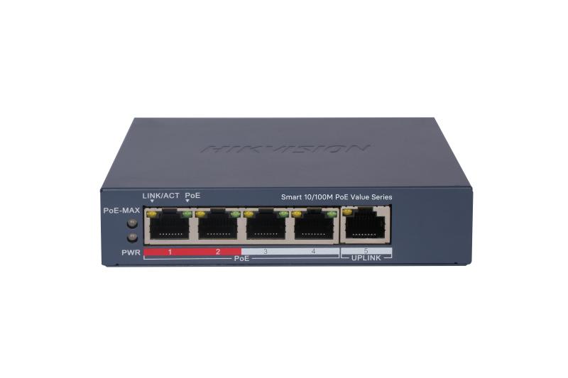 Hik Vision | 4 Port | Fast Ethernet | Smart POE Switch